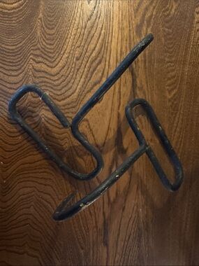 Vintage Antique Hay or Ice Hooks Black Metal